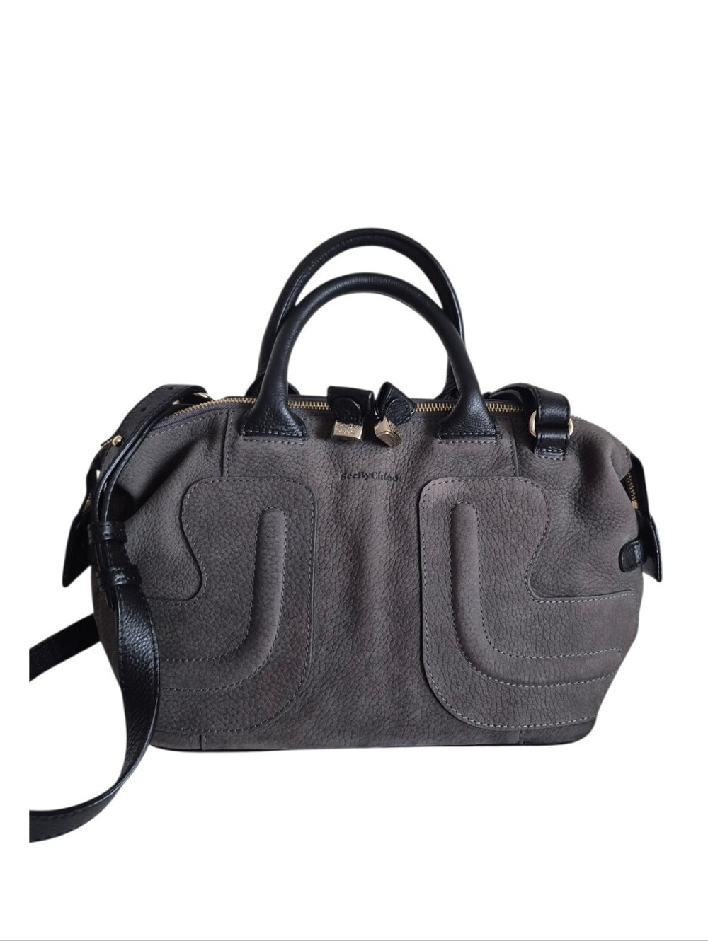 SEE BY CHLOE Suede KAY 2-Way Shoulder Bag - Picture 3 of 16